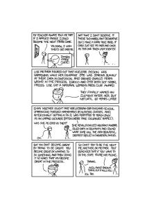 XKCD cartoon about Marie Curie